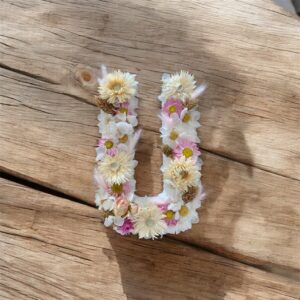 Lettre fleurie modèle Riga