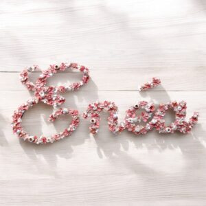 Grand mot en fleurs séchées de 9 et 10 lettres