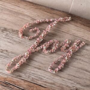 Petit mot en fleurs séchées de 8 lettres